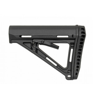 ERGONOMIC TACTICAL STOCK MOD.2 RUBBER Butt-Pad - BLACK [BIG DRAGON]
